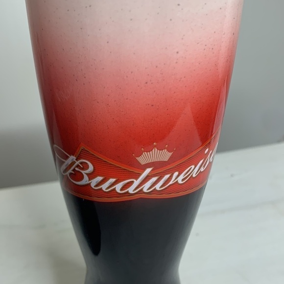 T16 2007 Budweiser Glasses white red and black ombré - Picture 3 of 12